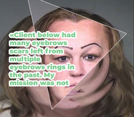 Bad permanent eyebrows
